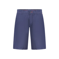Norway 1963 Short Pantaloni Bermuda Uomo Blu Ricamo