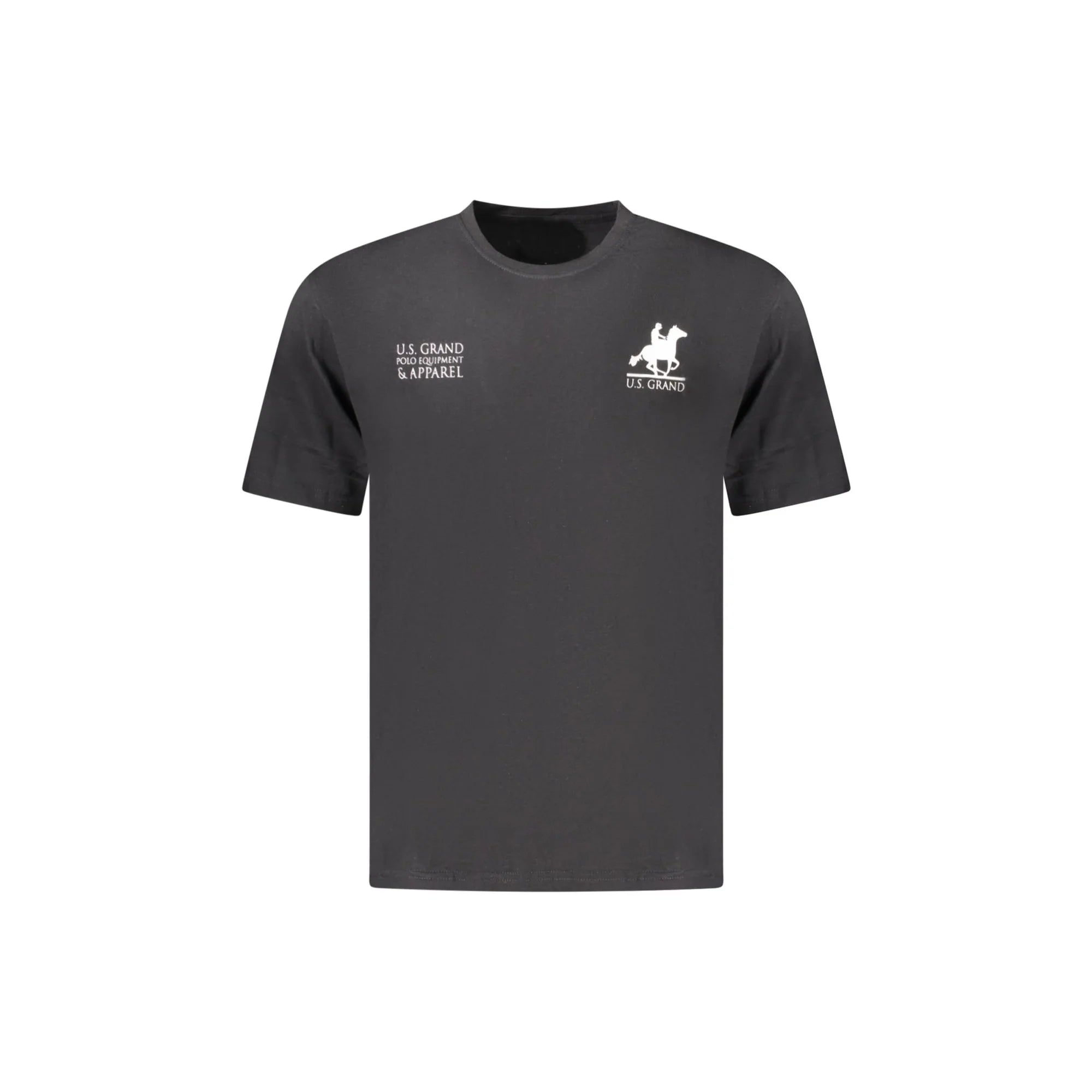 U.S. GRAND POLO T-SHIRT MANICHE CORTE UOMO NERO
