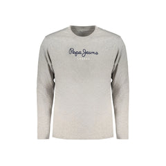Pepe Jeans T-Shirt Maniche Corte Uomo Grigia Stampa Logo