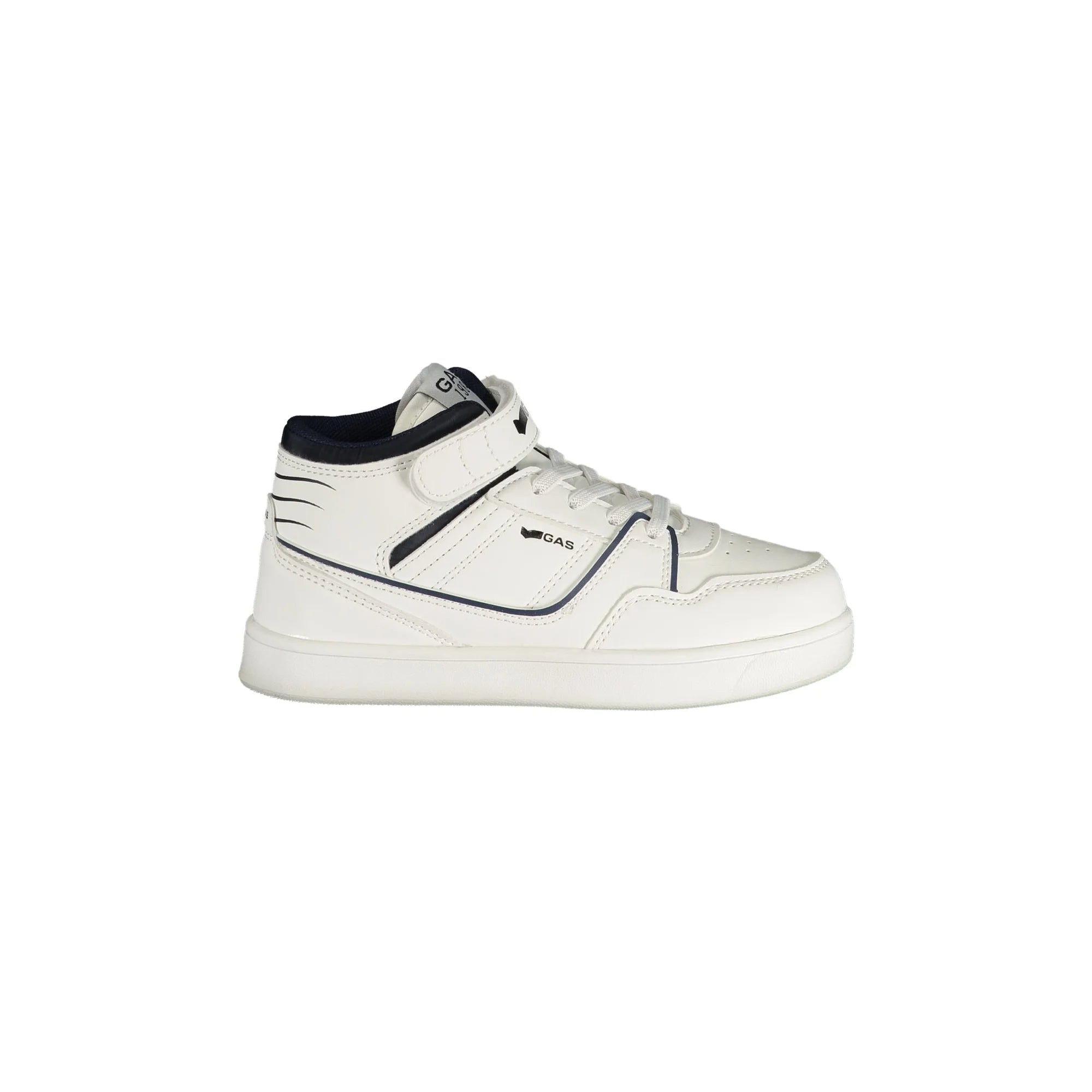 Gas Sneakers Unisex Bianche Stampa Logo Bianco - foto prodotto