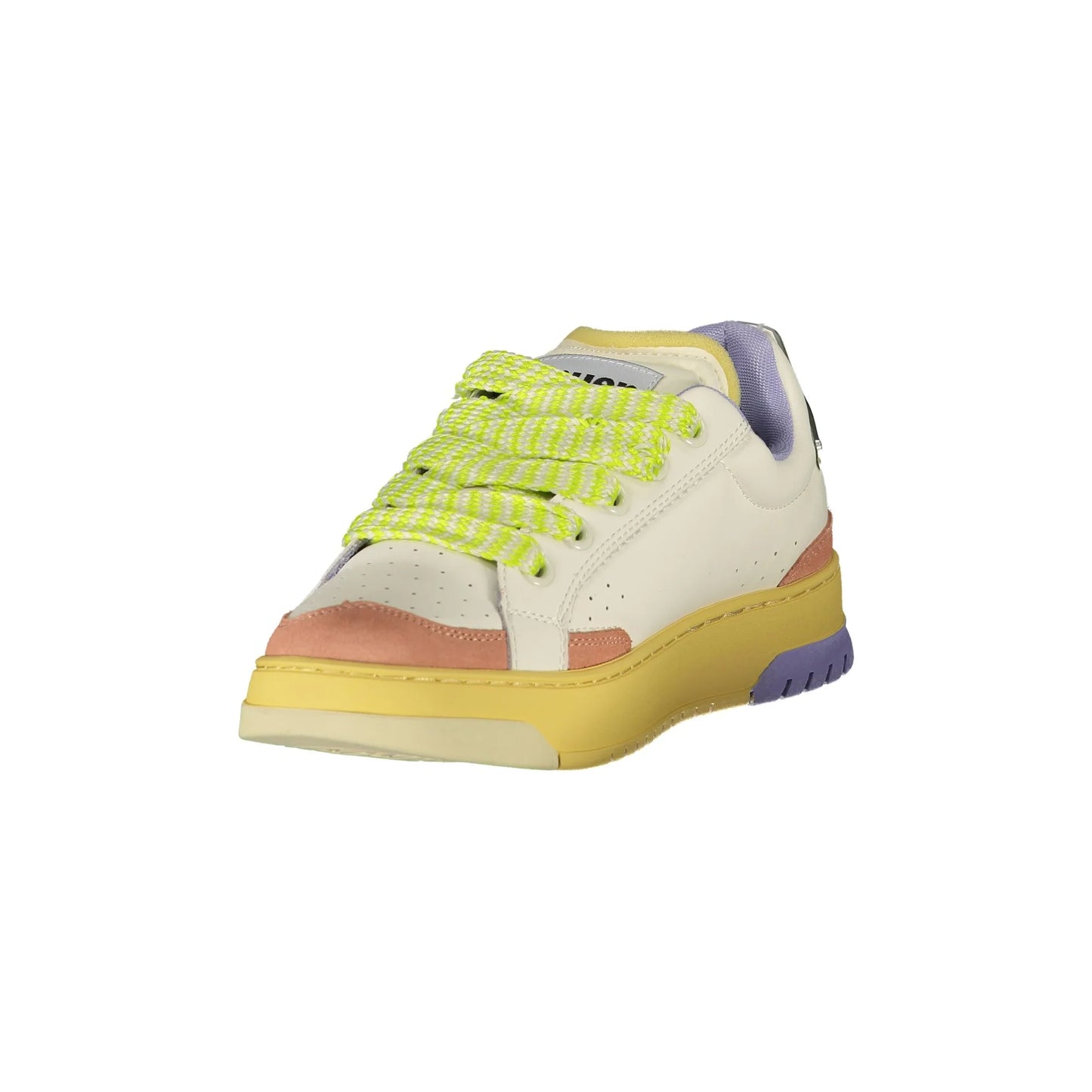 Blauer Sneakers donna bianco
