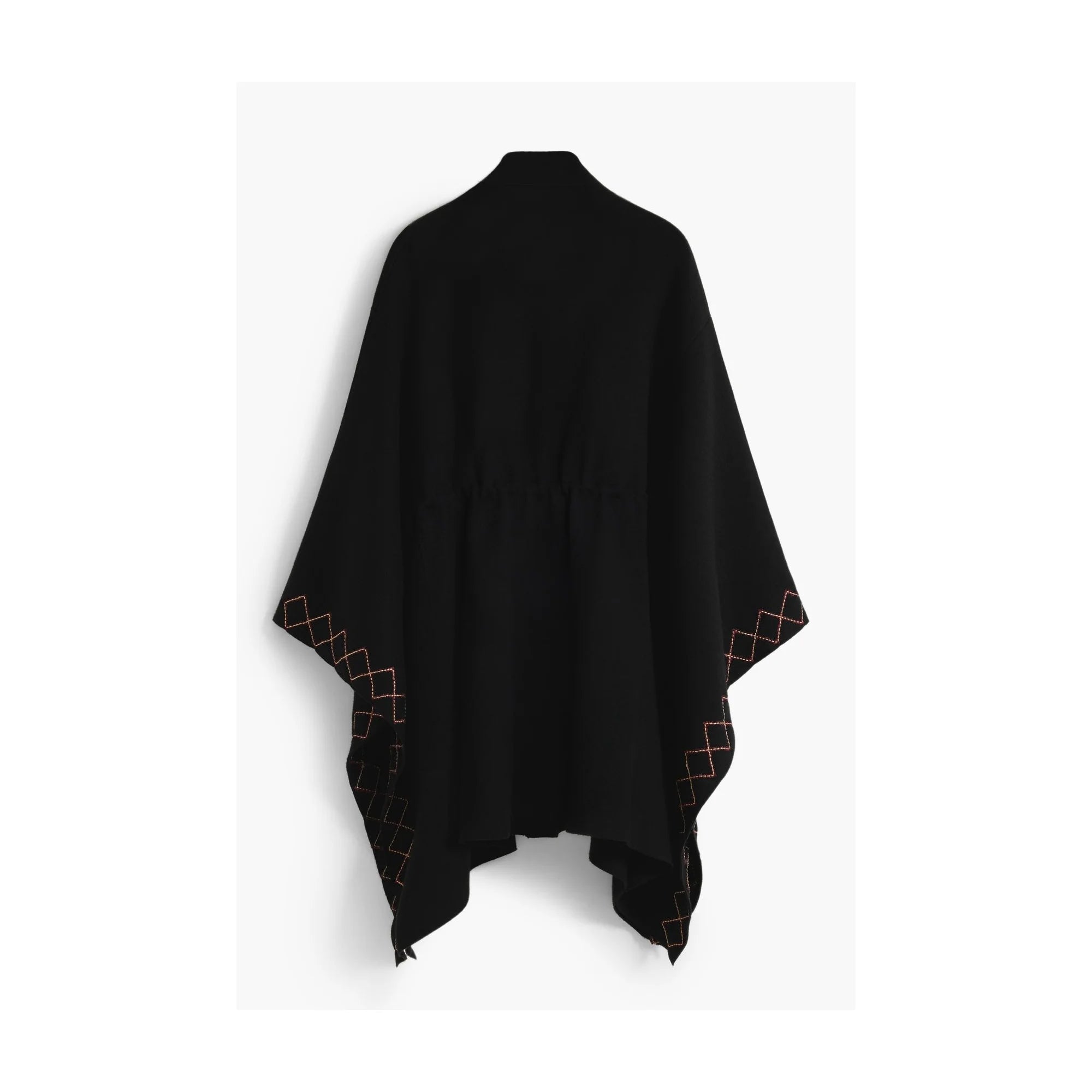 DESIGUAL PONCHO DONNA NERO