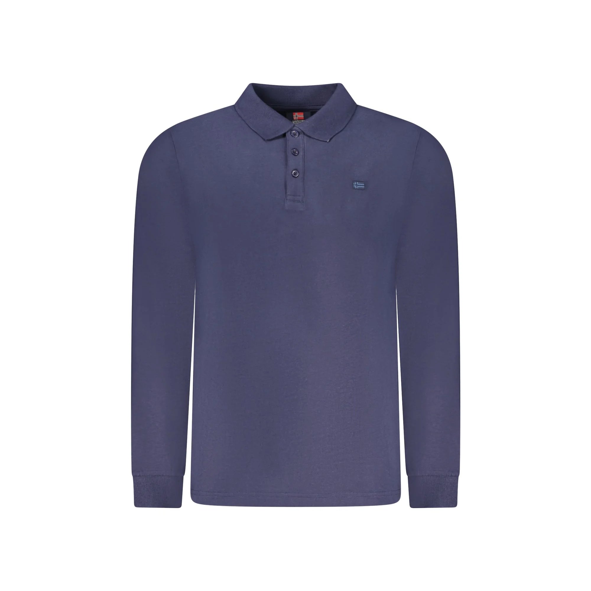 NORWAY 1963 POLO MANICHE LUNGHE UOMO BLU