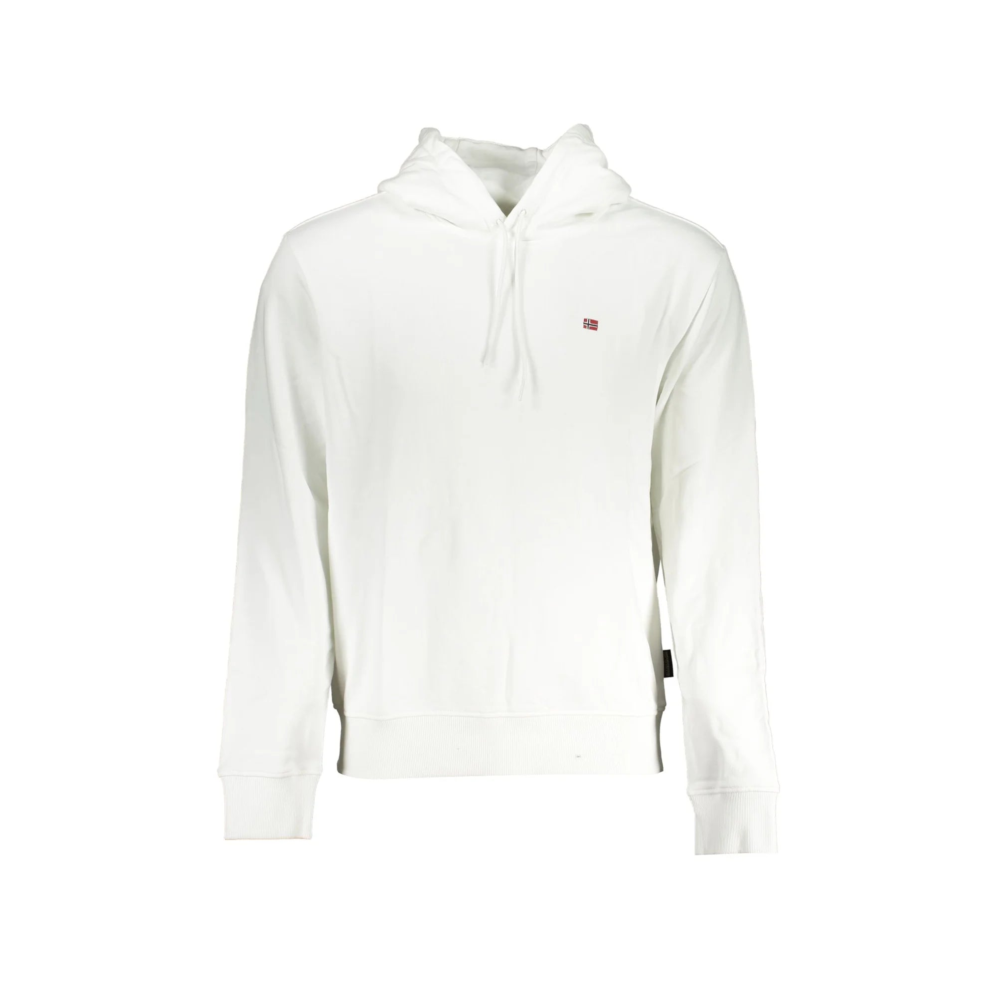 NAPAPIJRI FELPA CON ZIP UOMO BIANCO