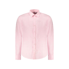 North Sails Camicia Maniche Lunghe Uomo Rosa Ricamo