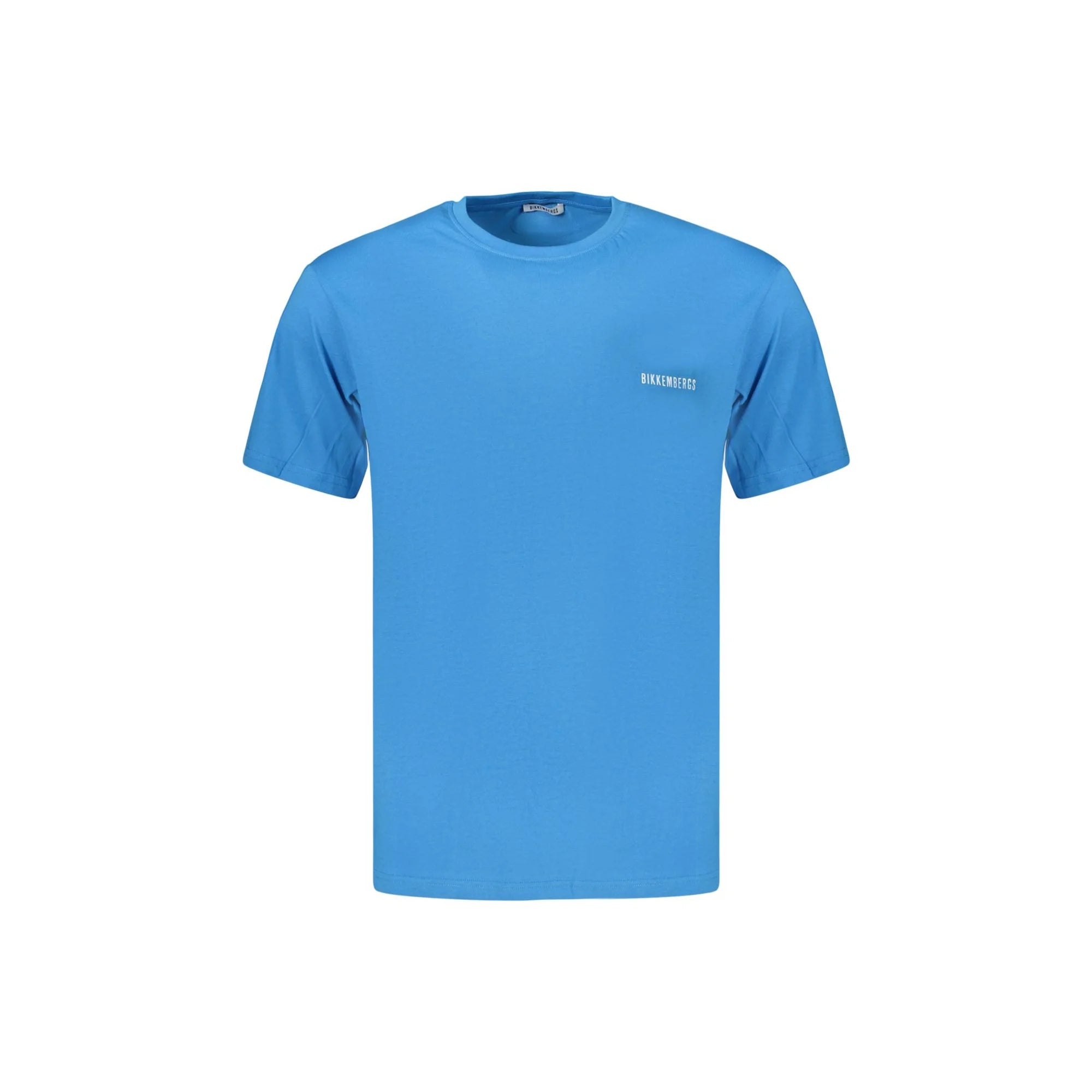 BIKKEMBERGS T-SHIRT MANICHE CORTE UOMO AZZURRO