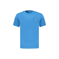 Bikkembergs T-Shirt Manga Curta Homem Azul Estampa Logo