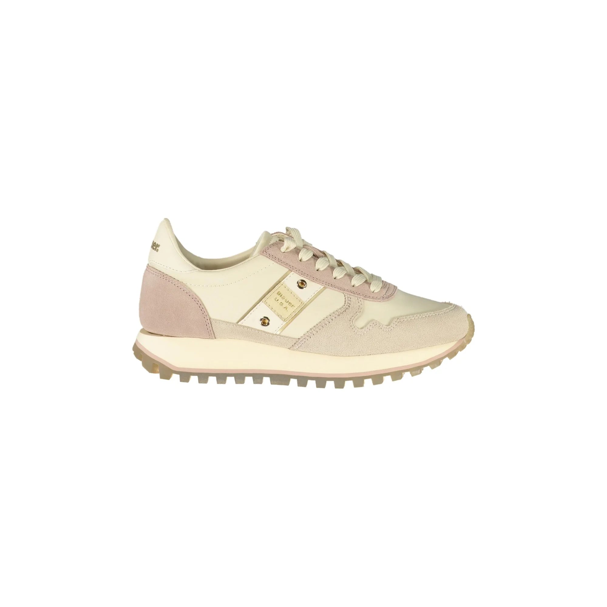 Blauer Sneakers donna Beige