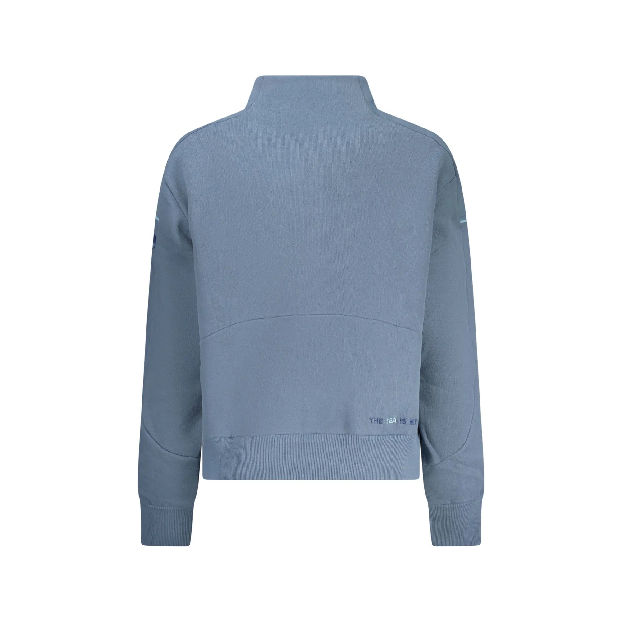 North Sails Felpa Maniche Lunghe Donna Blu Ricamo Felpe - vista 2