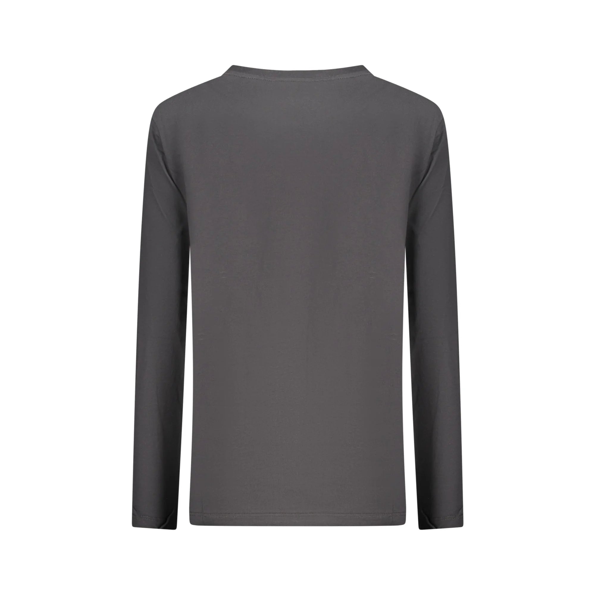 North Sails T-Shirt Maniche Lunghe Donna Nera Stampa in Rilievo Logo nero - vista 2