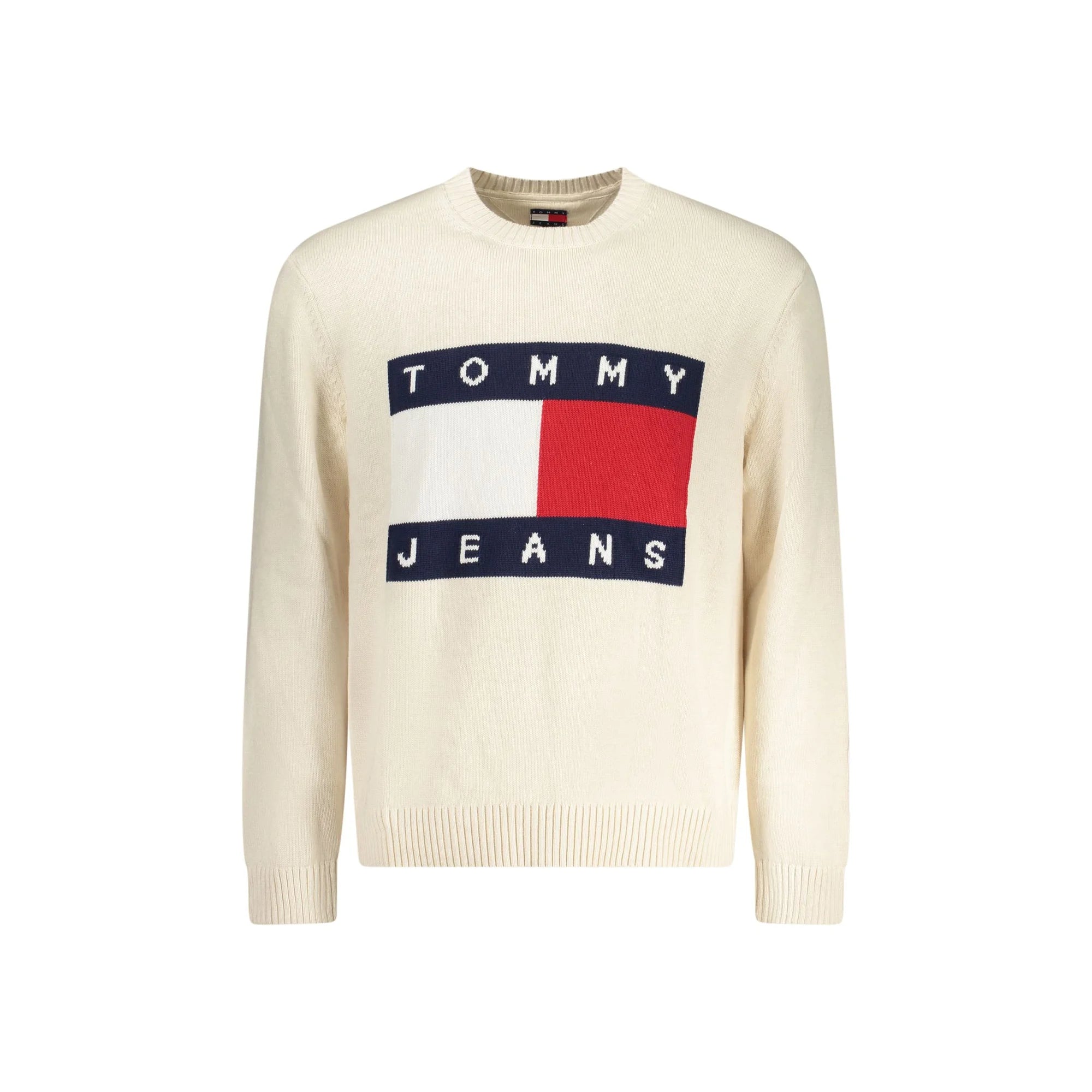 Tommy Hilfiger Maglia Uomo Beige Ricamo Maglie - foto prodotto