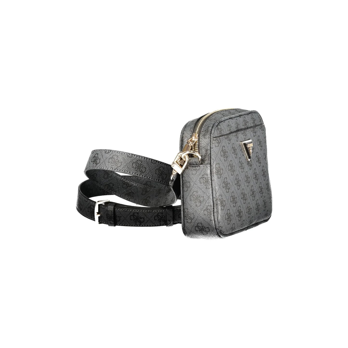 Guess Jeans Borsa a Tracolla Donna Nera Logo Borse nero - vista 3