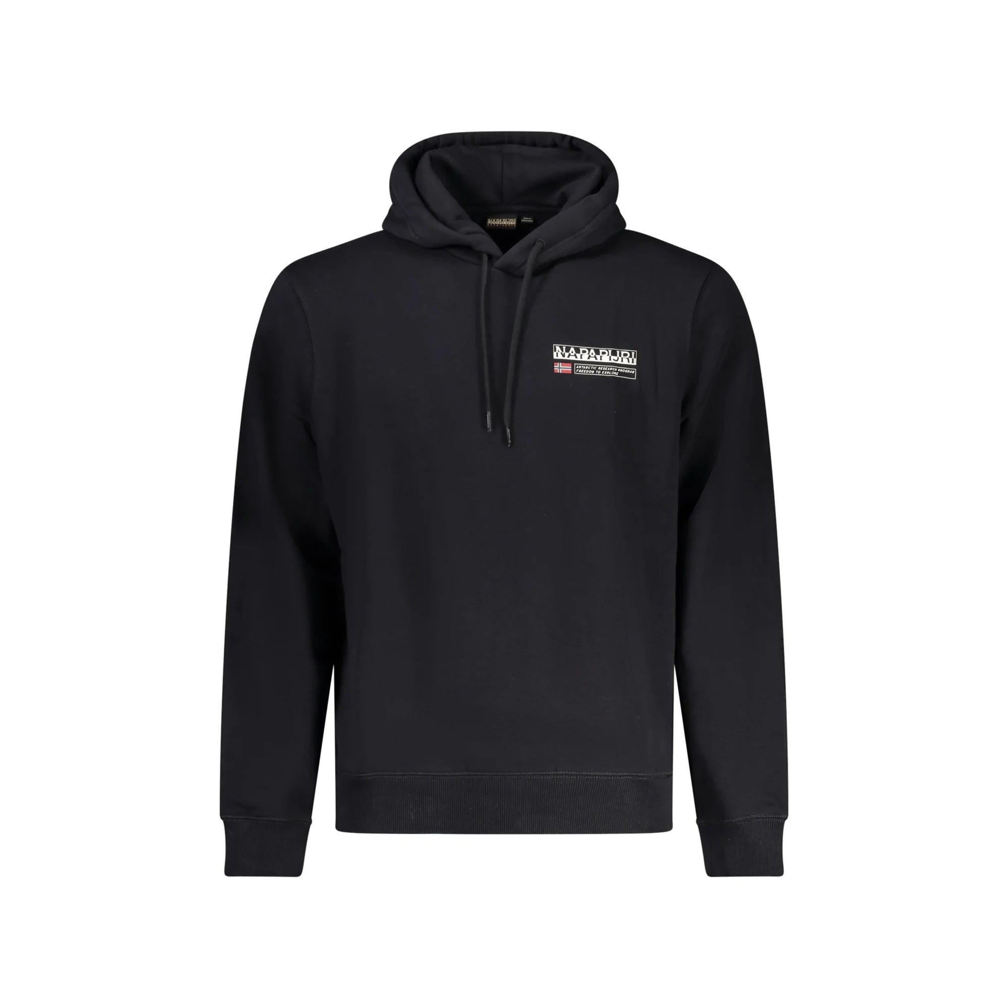 NAPAPIJRI FELPA SENZA ZIP UOMO NERO