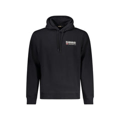 Napapijri Felpa Maniche Lunghe Uomo Nera Stampa Logo