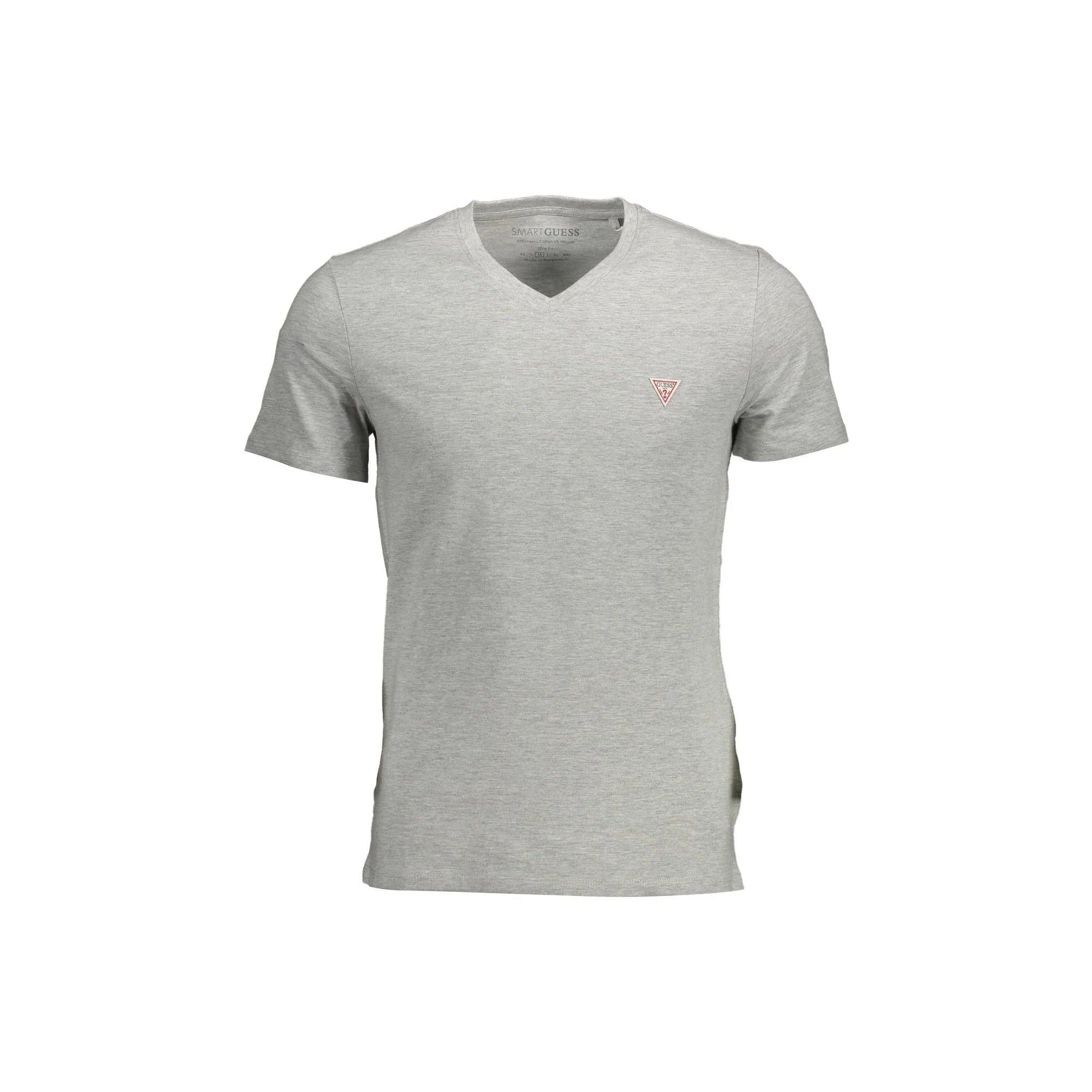 GUESS JEANS T-SHIRT MANICHE CORTE UOMO GRIGIO