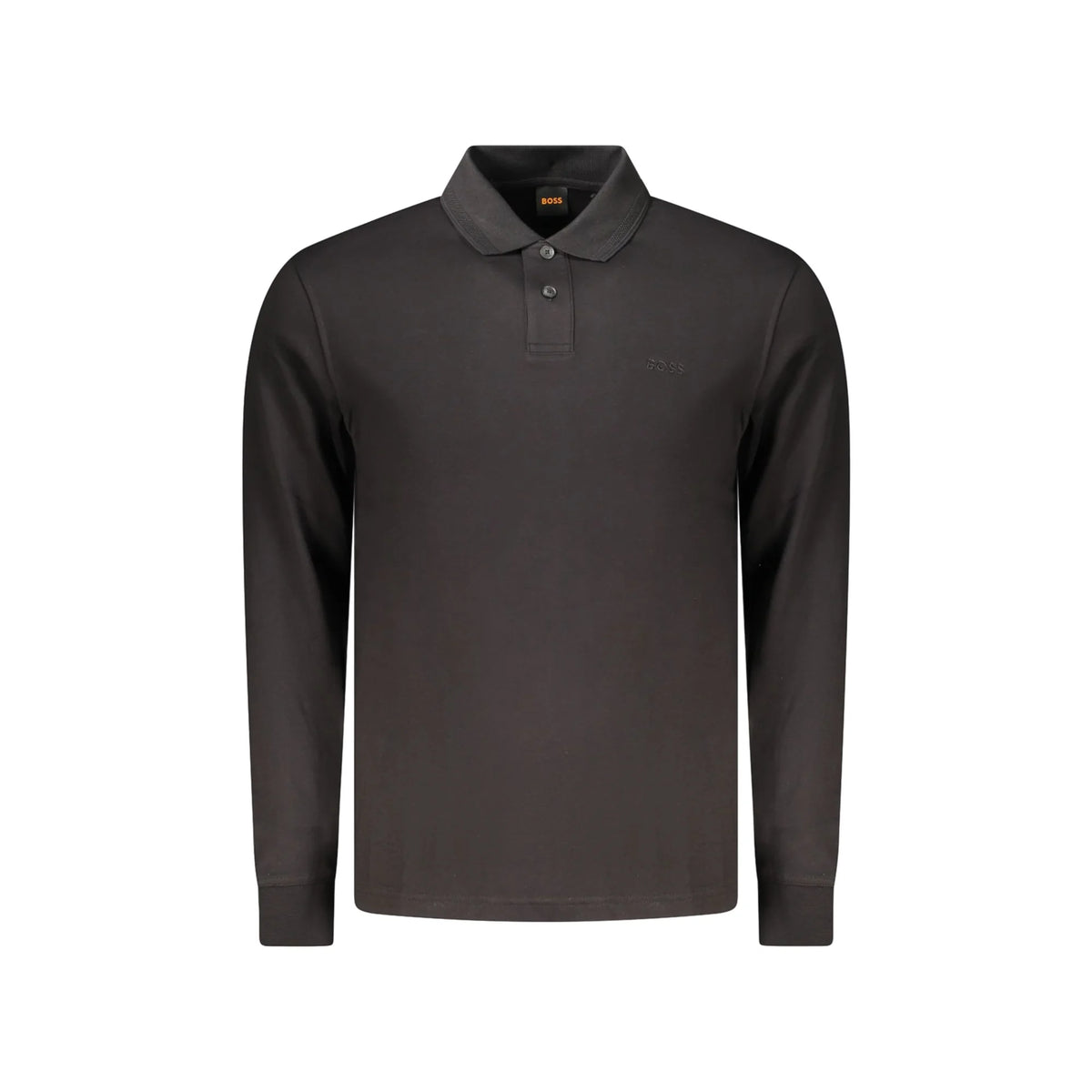 BOSS POLO MANICHE LUNGHE UOMO NERO