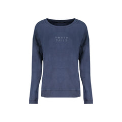 North Sails sweatshirt de Manga Longa Feminina Azul com Logo