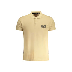 Cavalli Class Polo Maniche Corte Uomo beige Stampa Logo