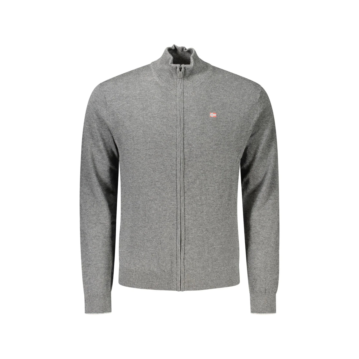 NAPAPIJRI CARDIGAN UOMO GRIGIO