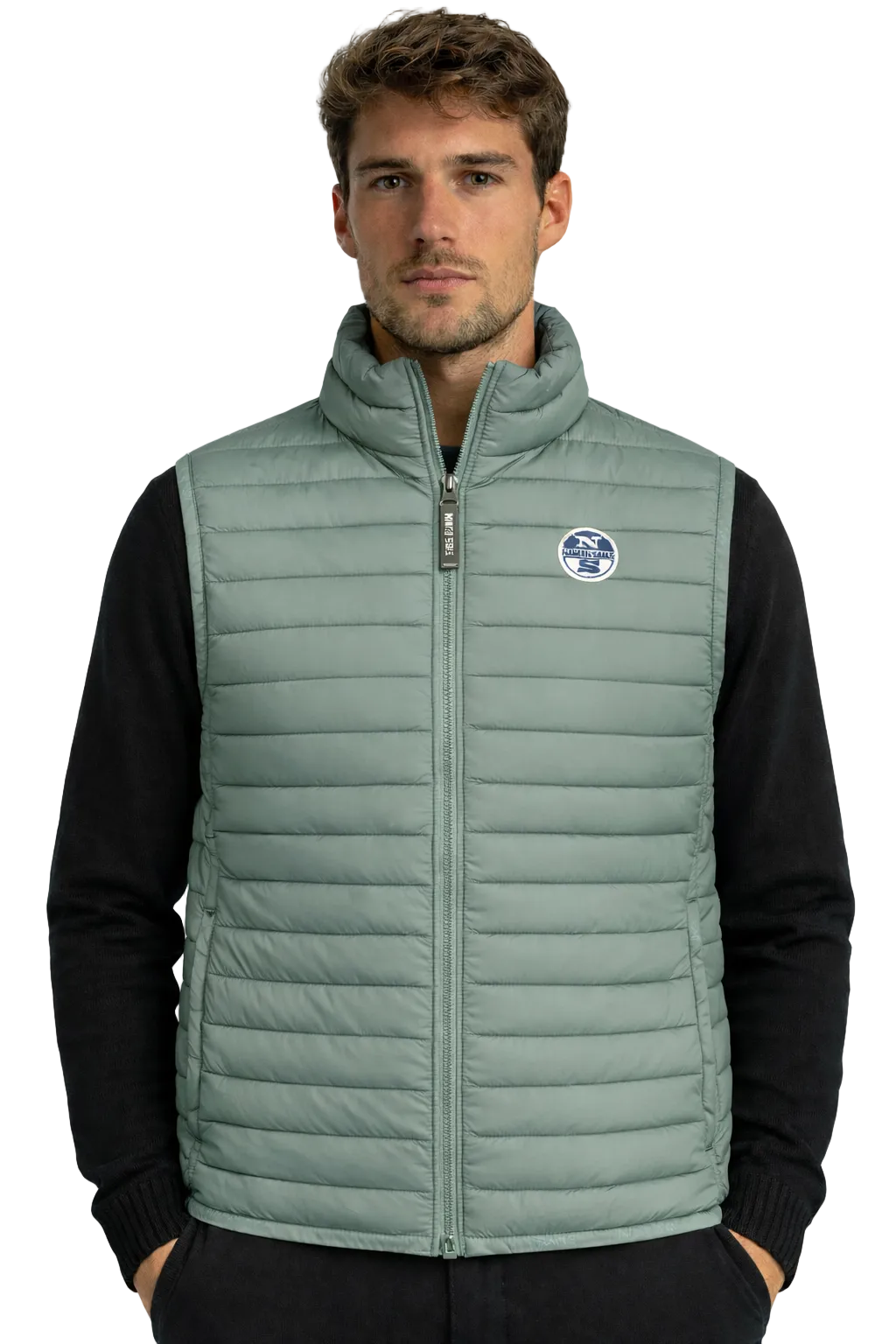 North Sails Giubbotto Uomo Verde Logo Giubbotti e Giacche - foto prodotto