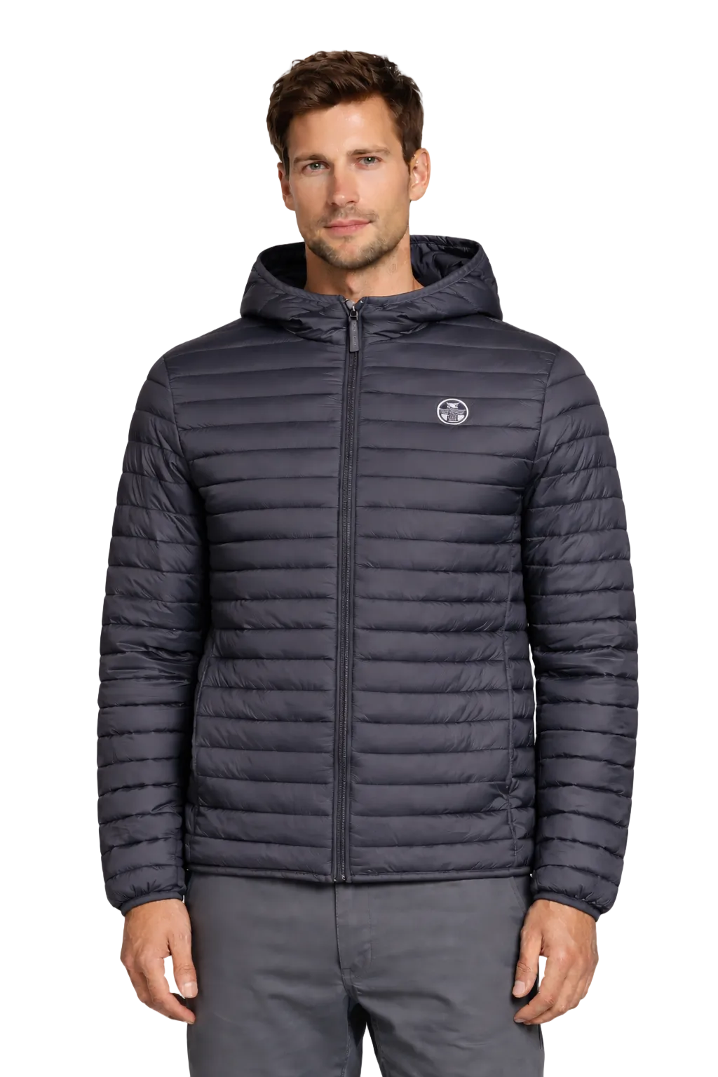 North Sails Giubbotto Maniche Lunghe Uomo Nero con Cappuccio