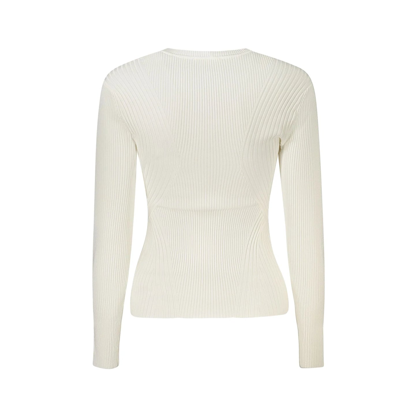 Guess Jeans Maglia Donna Bianca Logo Maglie bianco - vista 2