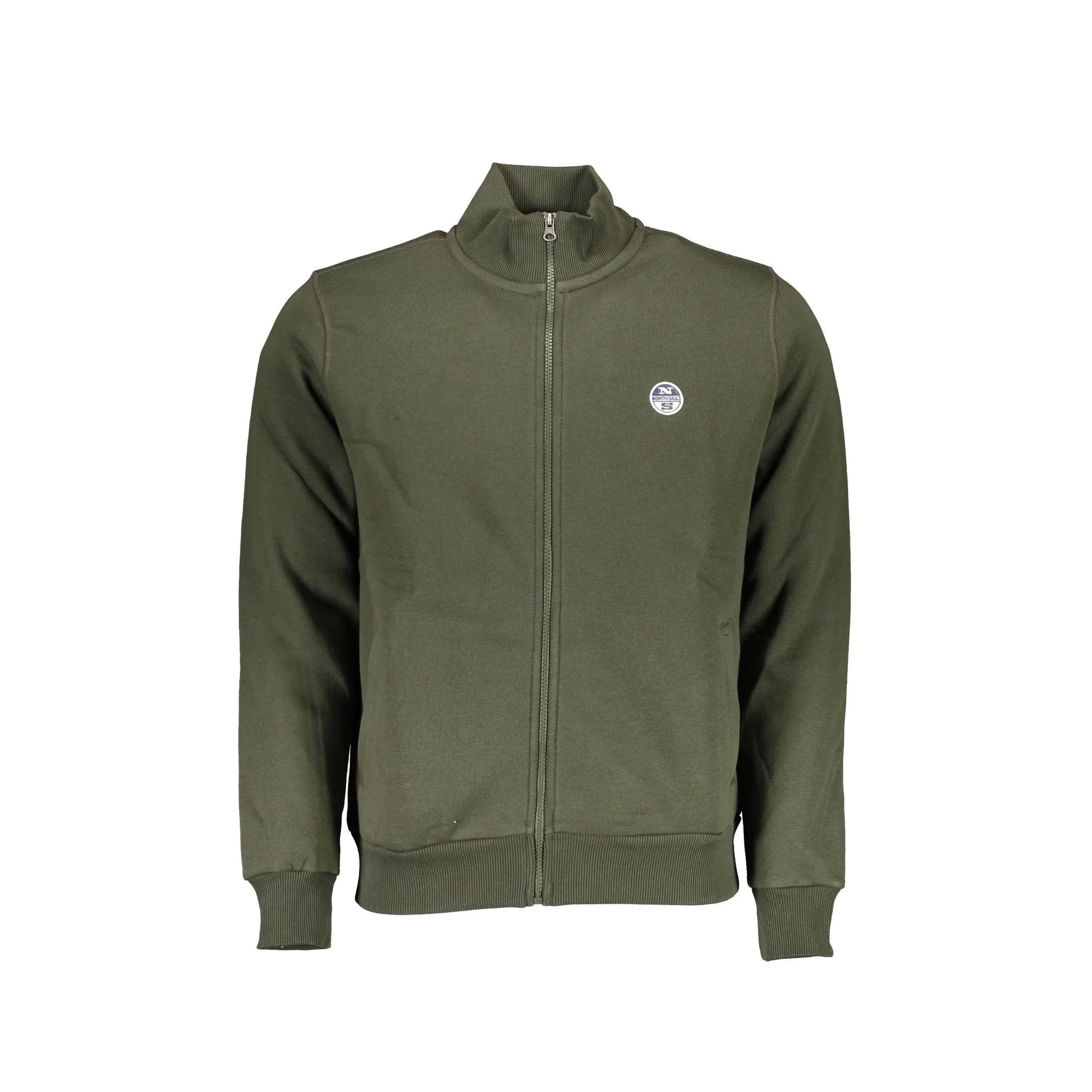 NORTH SAILS FELPA CON ZIP UOMO VERDE