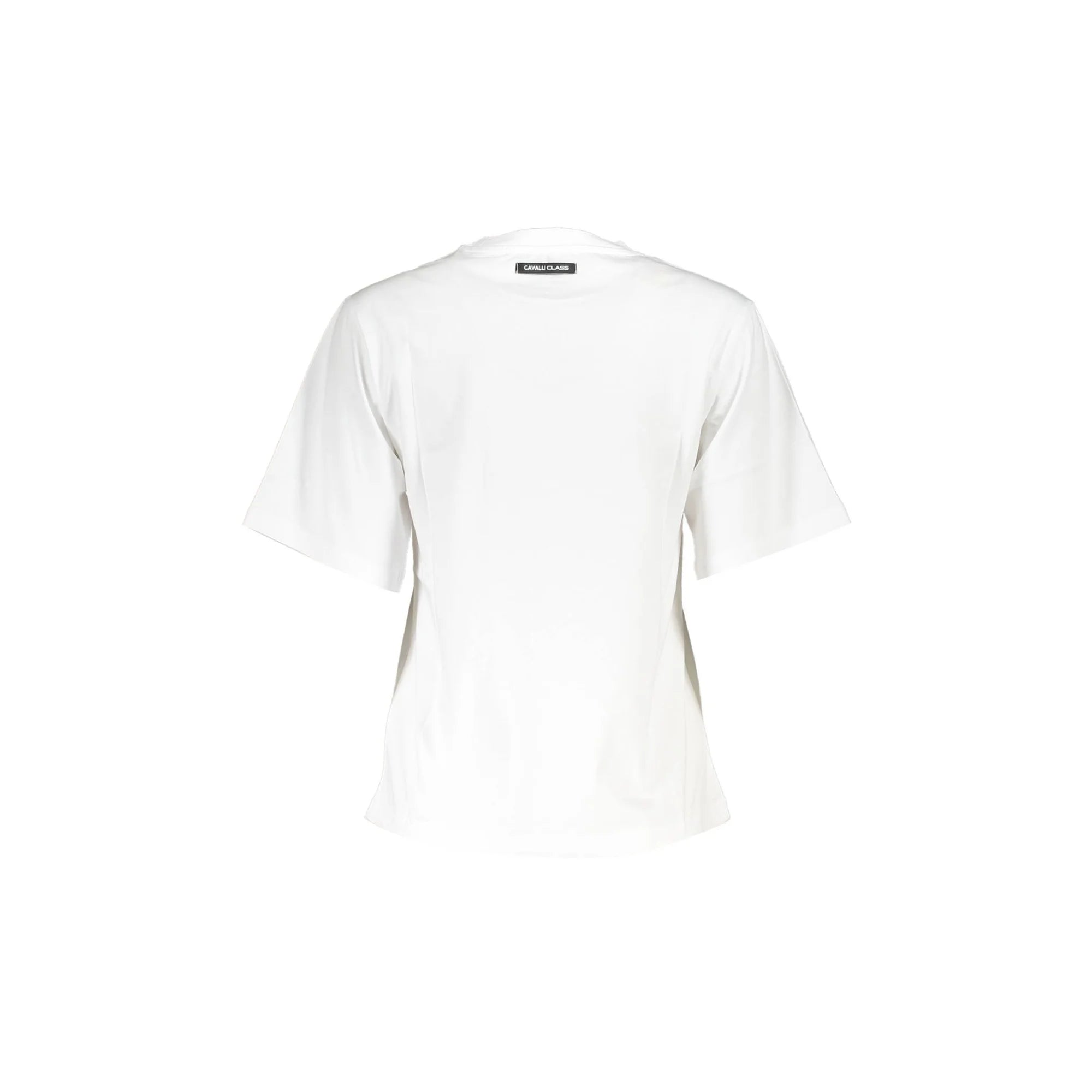 Cavalli Class T-Shirt Maniche Corte Donna Bianca Stampa Logo bianco - vista 2