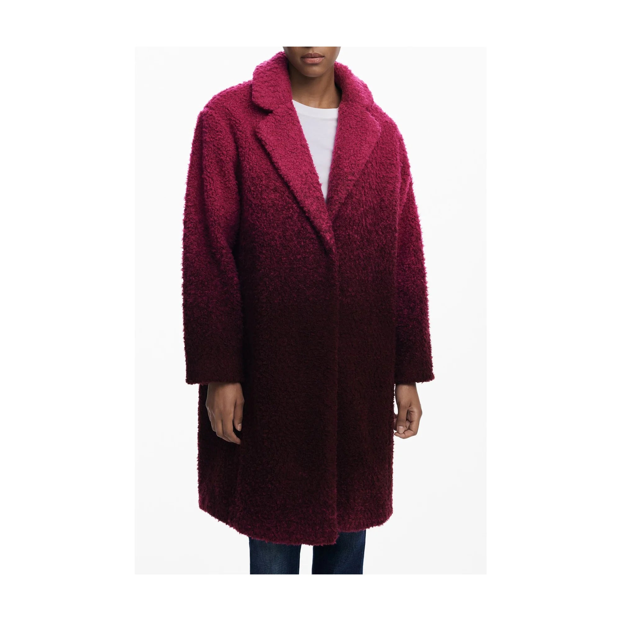 DESIGUAL CAPPOTTO DONNA ROSA