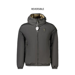 Blauer Giubbotto Maniche Lunghe Uomo Nero Reversibile
