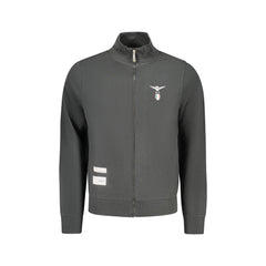 Accademia Militare Felpa Maniche Lunghe Uomo Nera Zip
