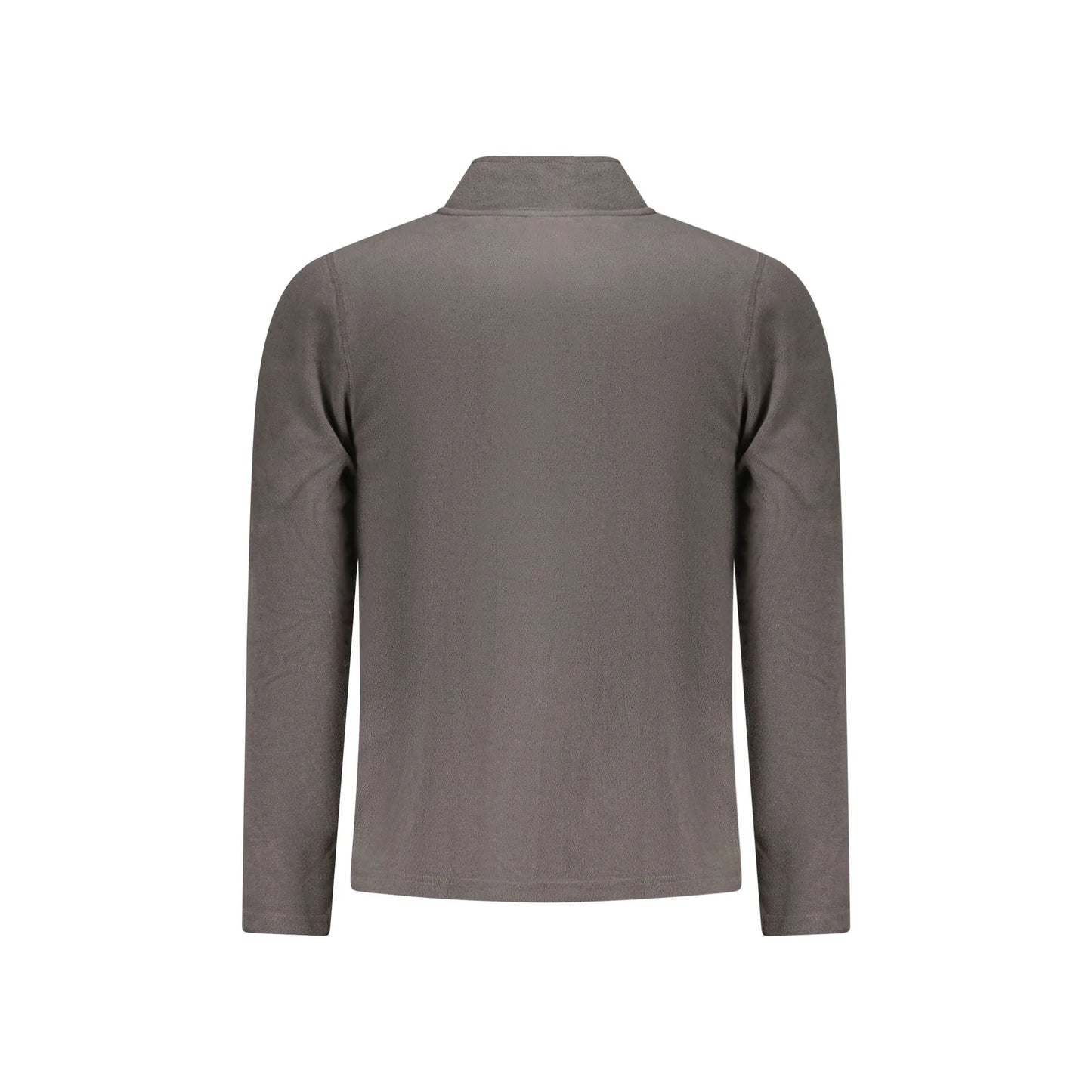 U.S. Grand Felpa Uomo Grigia Zip Pile Ricamo Logo Felpe grigio - vista 2