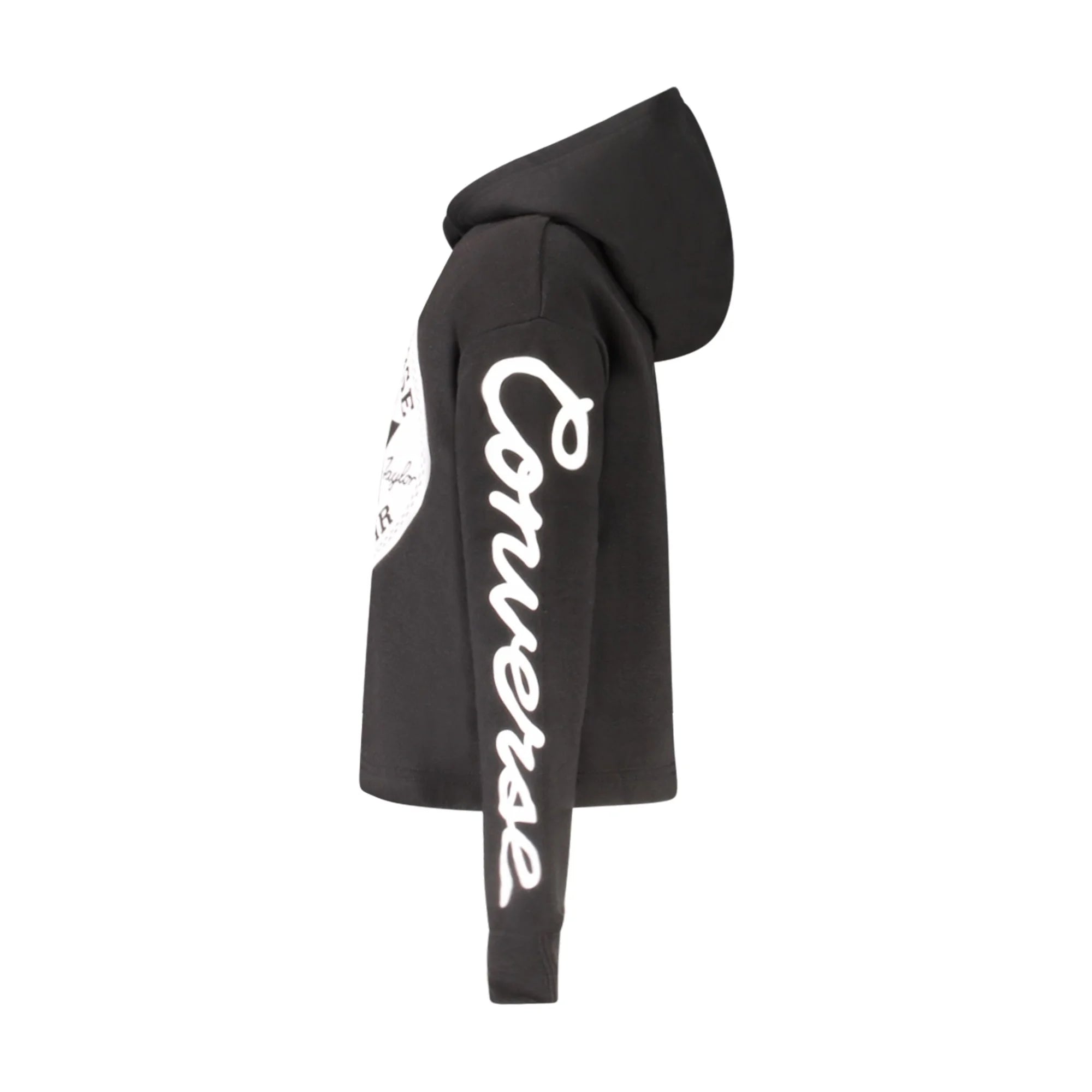 CONVERSE FELPA SENZA ZIP BAMBINA NERO
