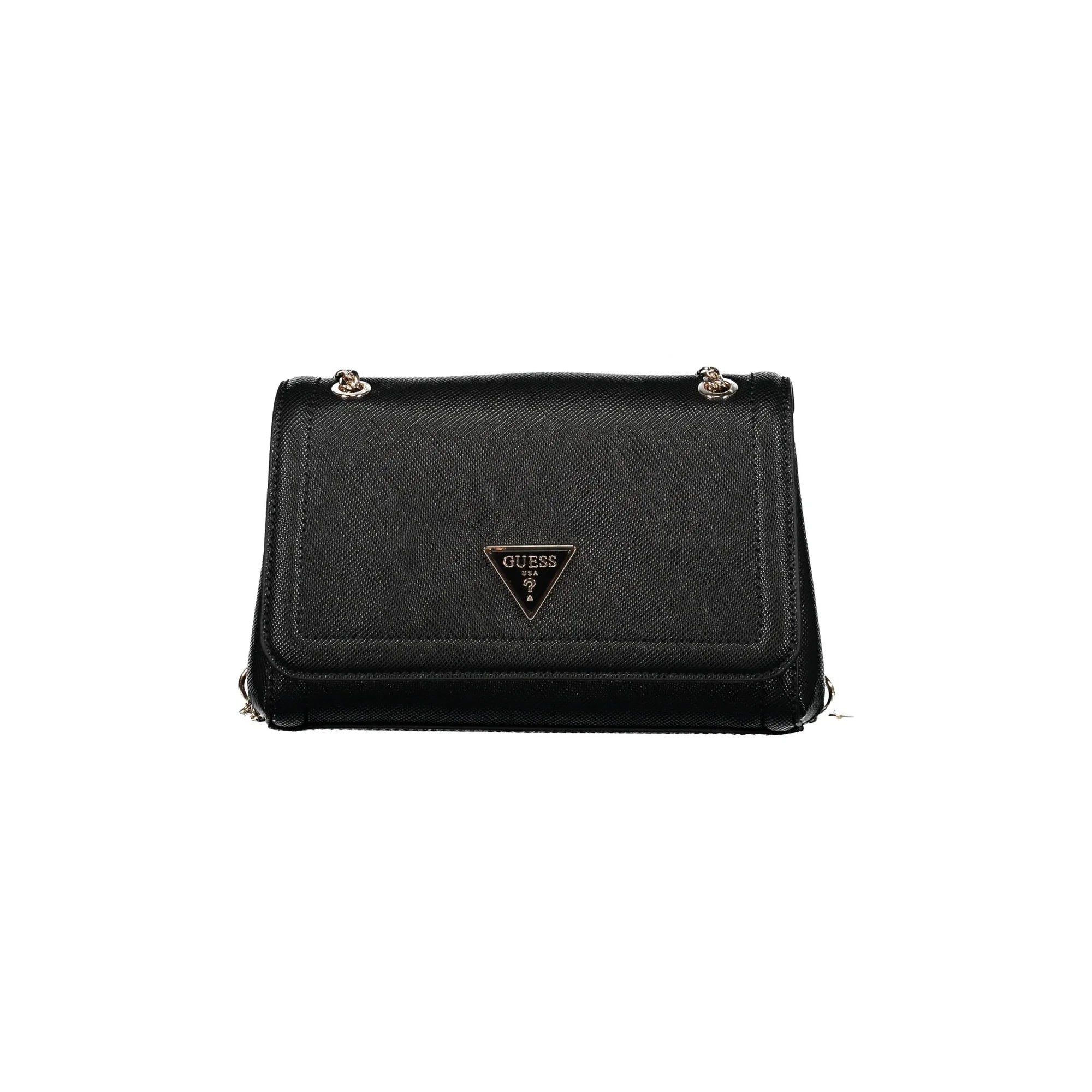 GUESS JEANS Borsa Donna a Spalla Noelle Nera con Catena Borse Nero - foto prodotto