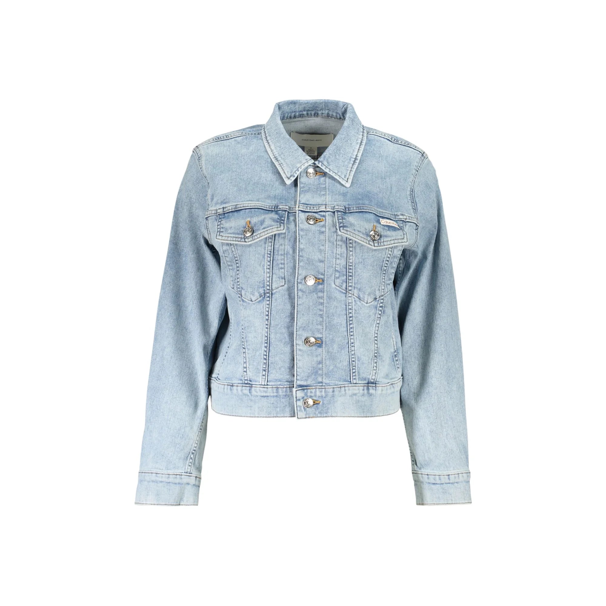 CALVIN KLEIN GIUBBOTTO IN JEANS DONNA AZZURRO