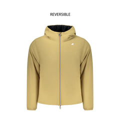 K-Way Giubbotto Maniche Lunghe Uomo Beige Reversibile con Logo