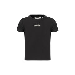 Guess Jeans T-Shirt Μάκτρα Κοντά Unisex Μαύρη Ραφή