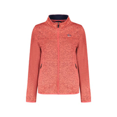 Norway 1963 Felpa Donna Rosa Zip Felpata Dettagli Contrasto