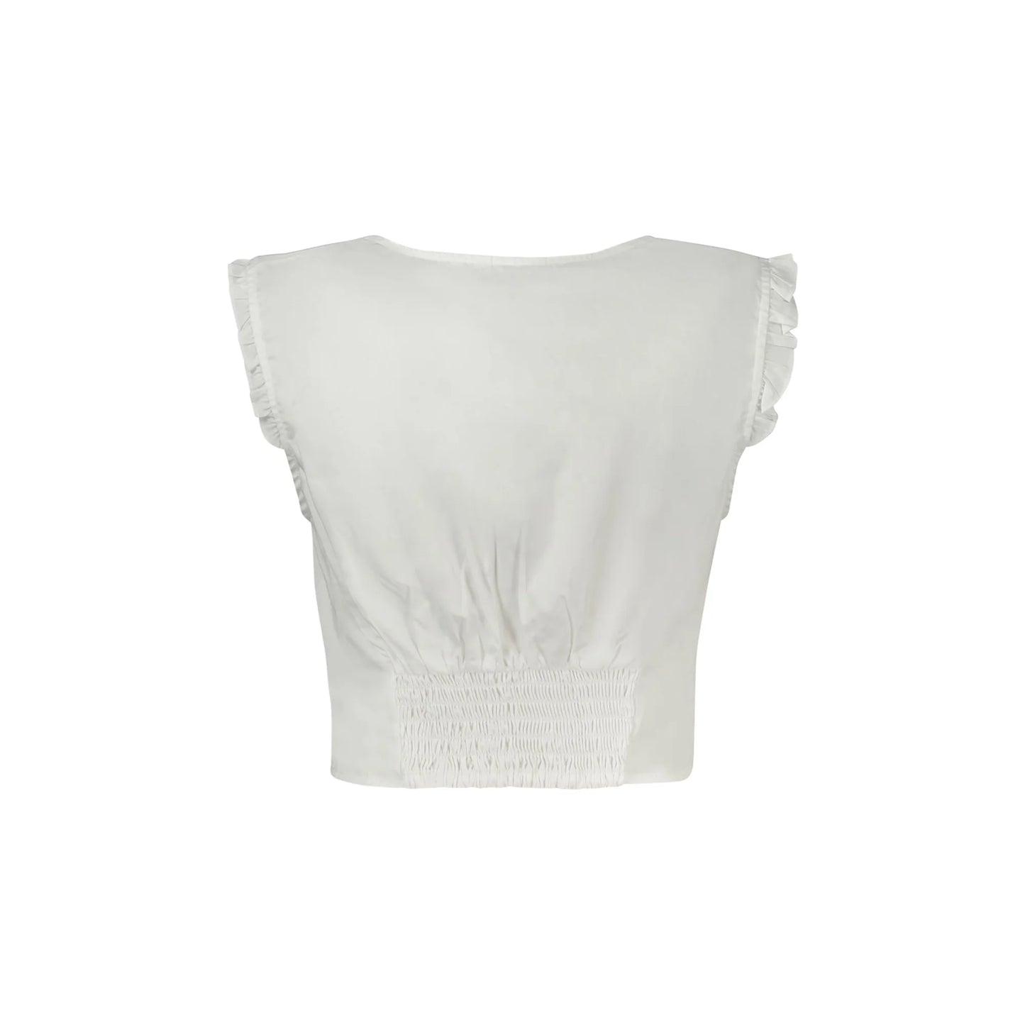 Guess Jeans Canotta Donna Bianca Logo Camicie bianco - vista 2