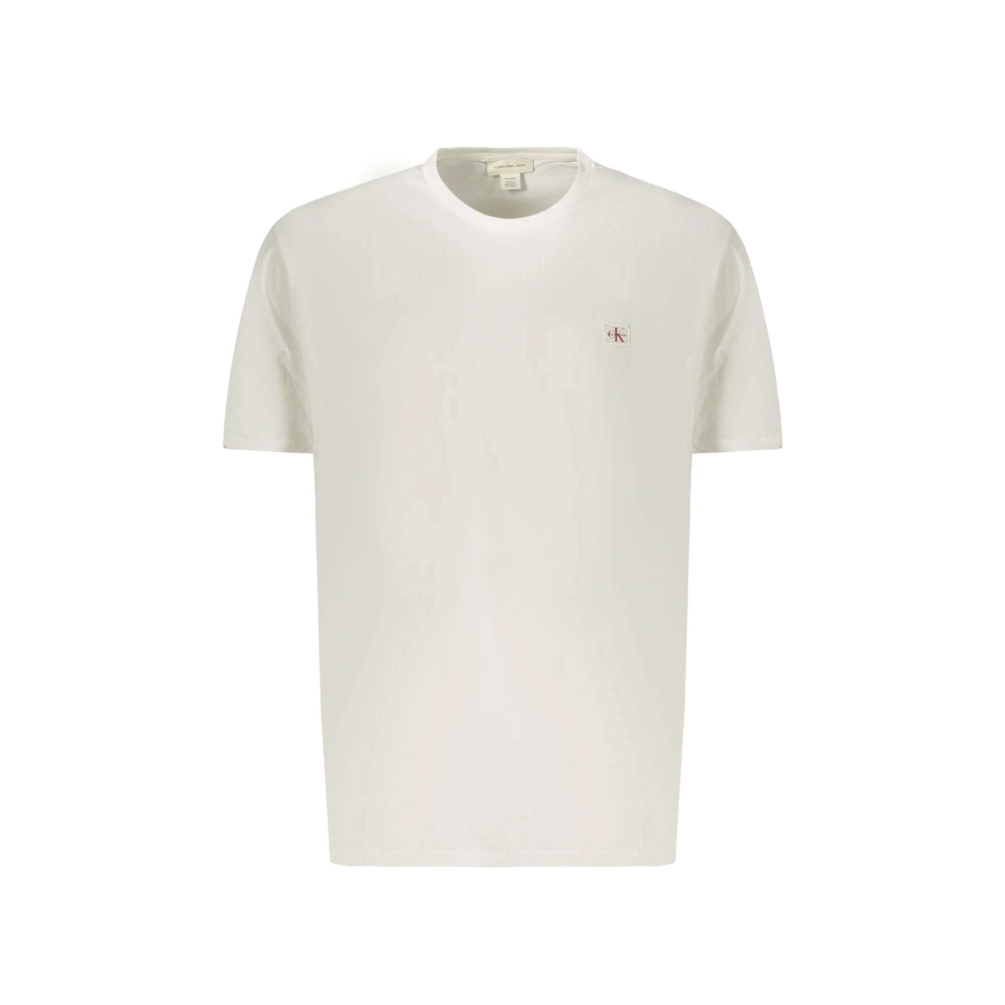 CALVIN KLEIN T-SHIRT MANICHE CORTE UOMO BIANCO
