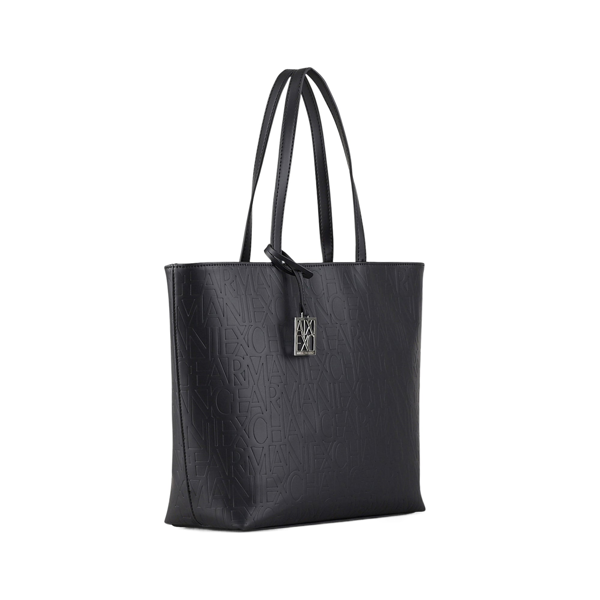 Borsa Shopper Donna Armani Exchange con Logo Allover