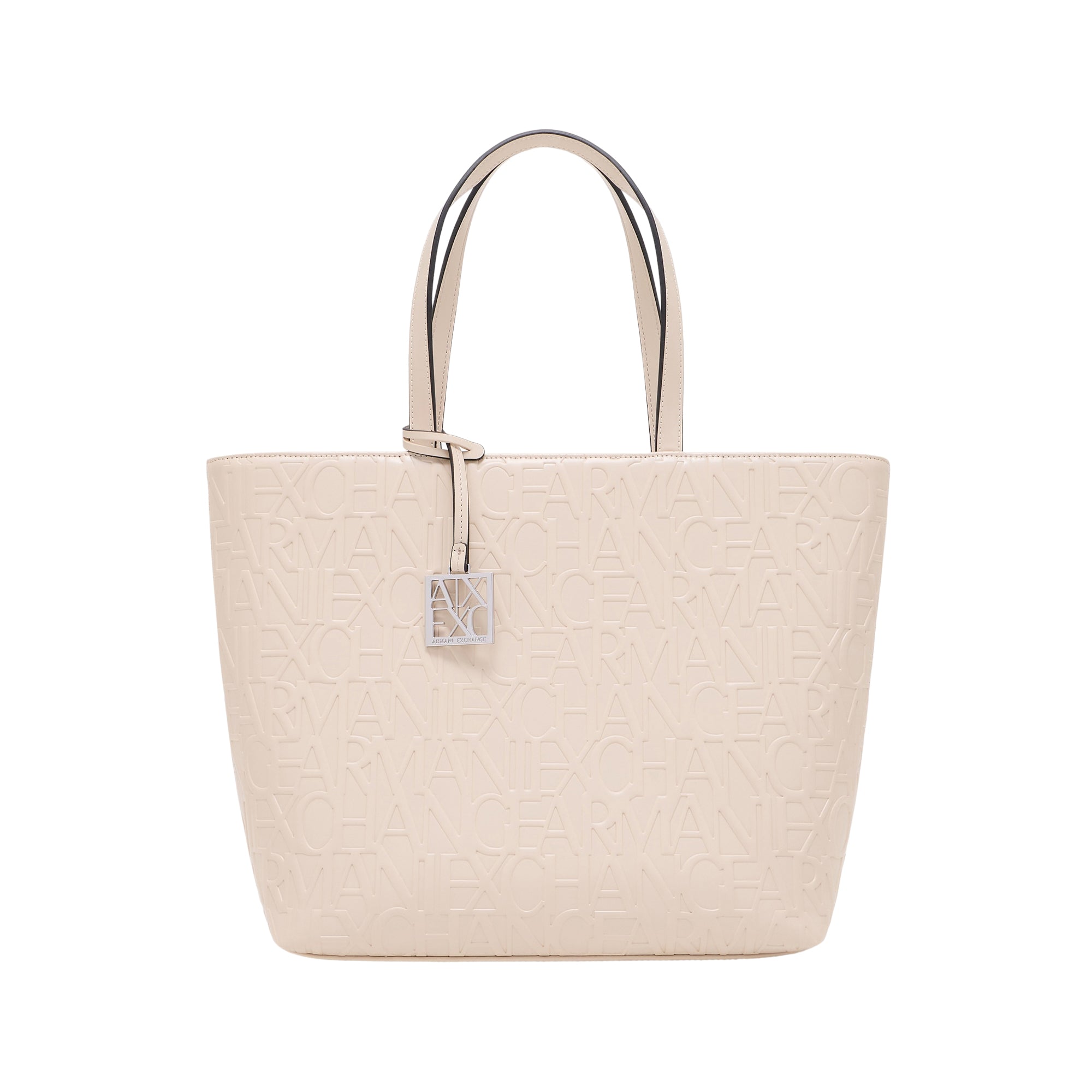 Borsa Shopper Donna Armani Exchange con Logo Allover