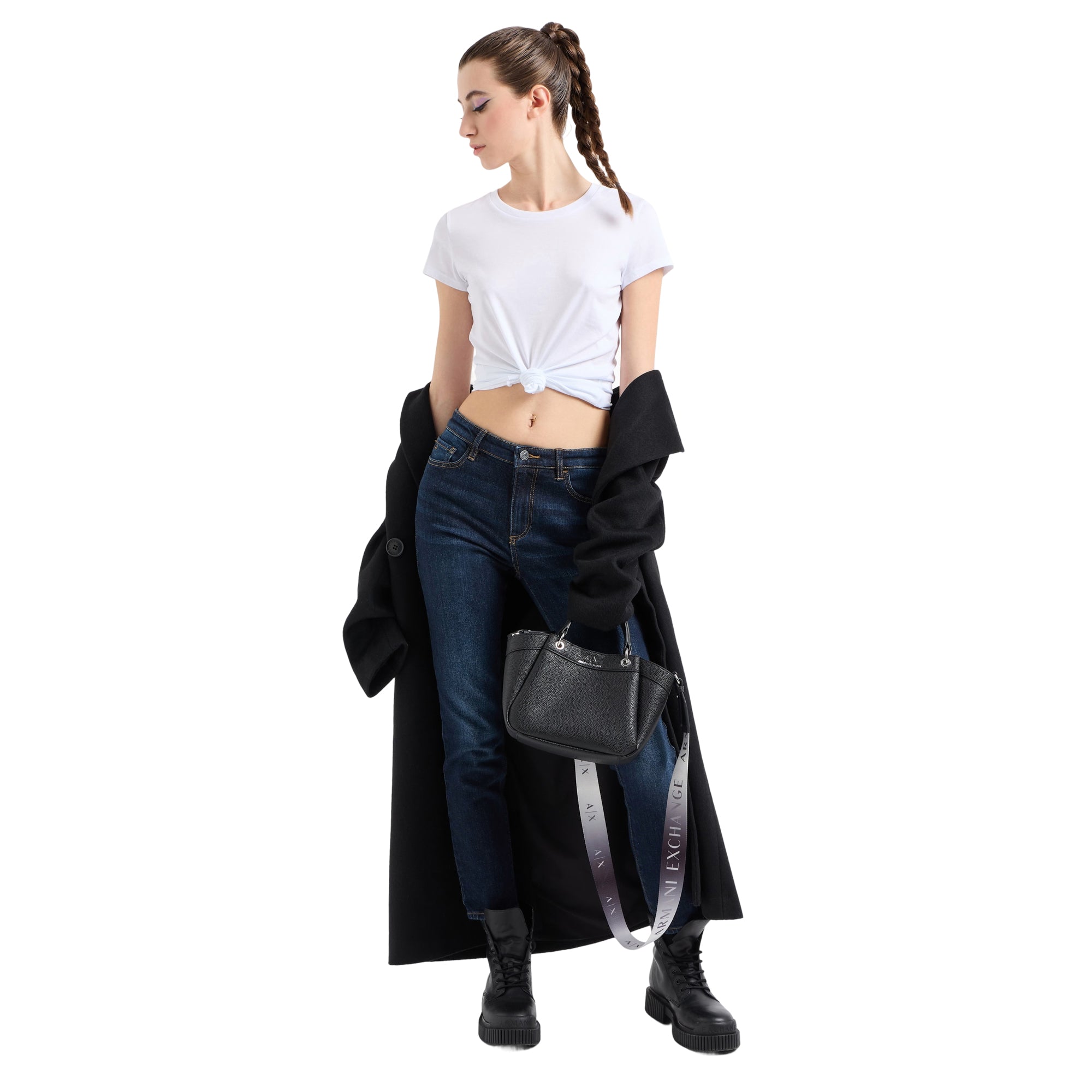Borsa Donna a Mano Piccola con Tracolla Degradé – Armani Exchange