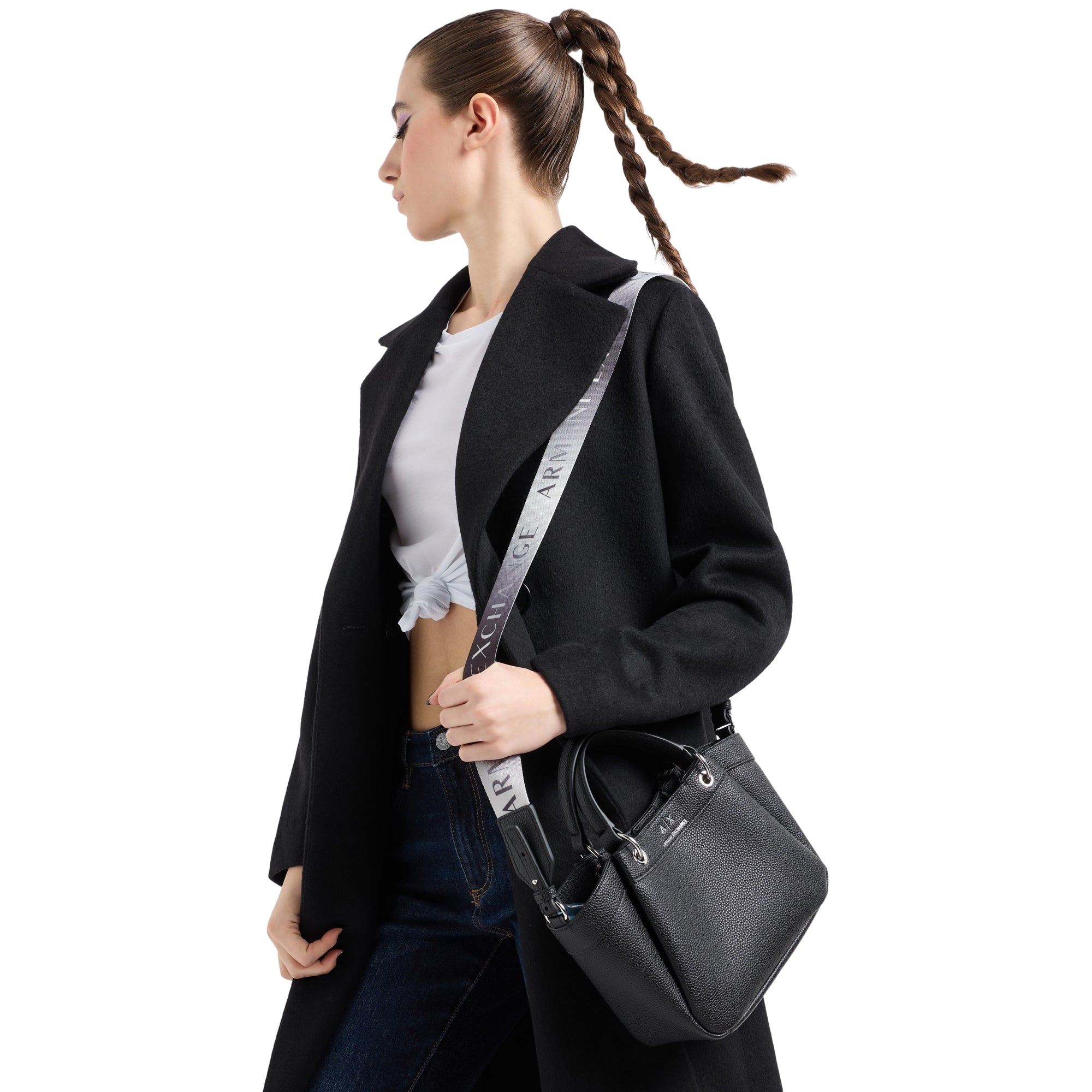 Borsa Donna a Mano Piccola con Tracolla Degradé – Armani Exchange