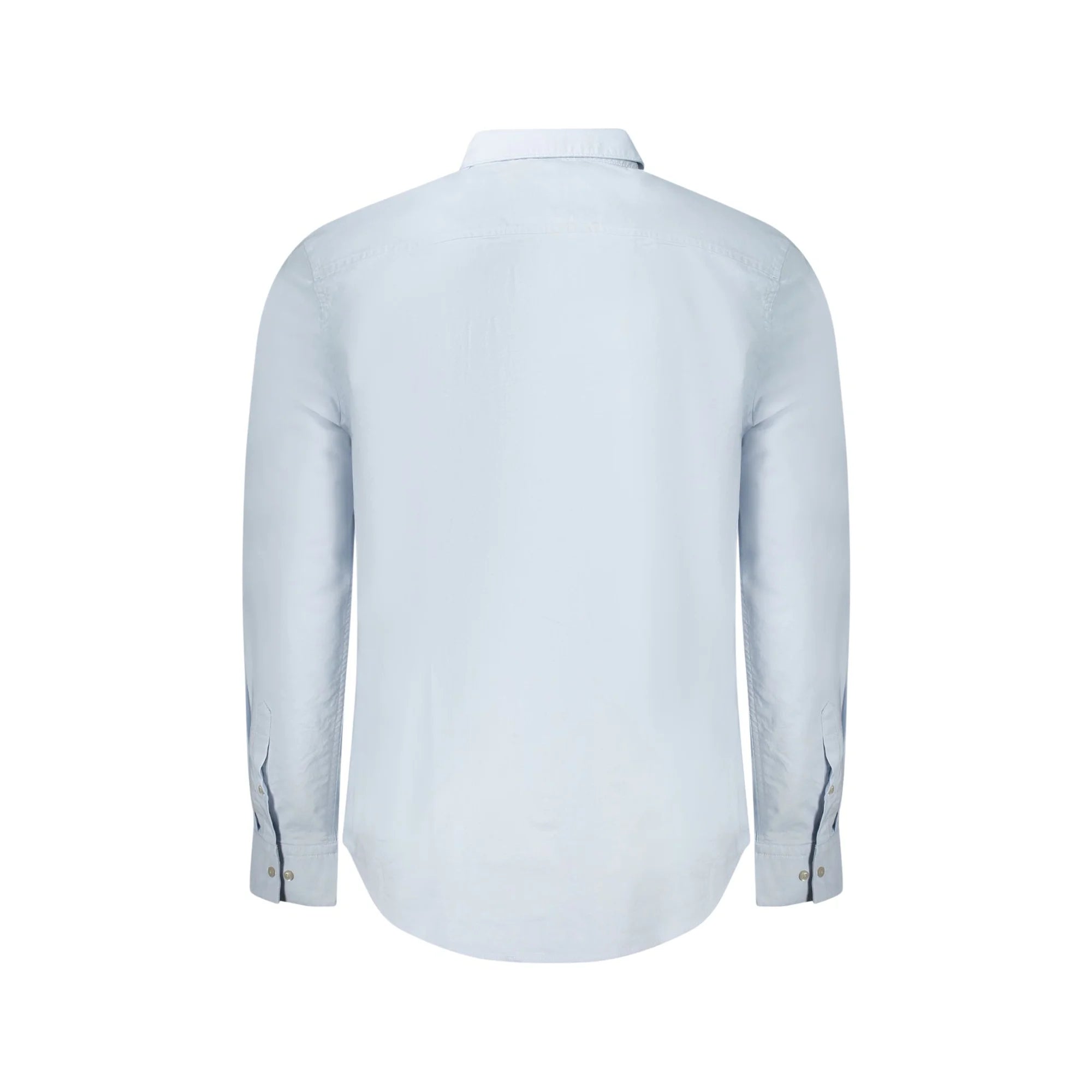 Calvin Klein Camicia Maniche Lunghe Uomo Azzurra Ricamo Camicie azzurro - vista 2
