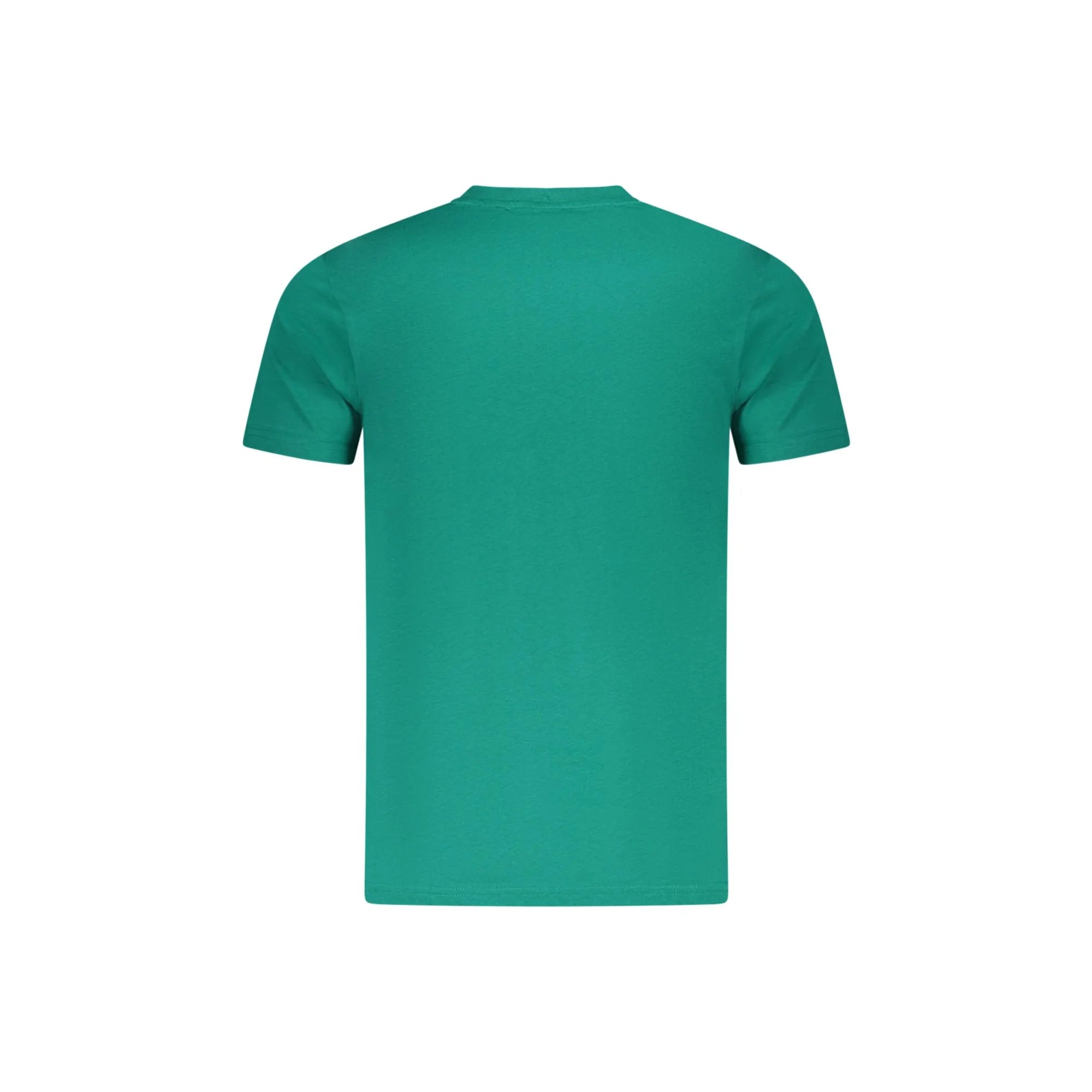 Cavalli Class T-Shirt Maniche Corte Uomo Verde Stampa Logo - vista 2