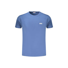 Rifle T-Shirt Μανίκια Κοντά Ανδρική Μπλε Εκτύπωση