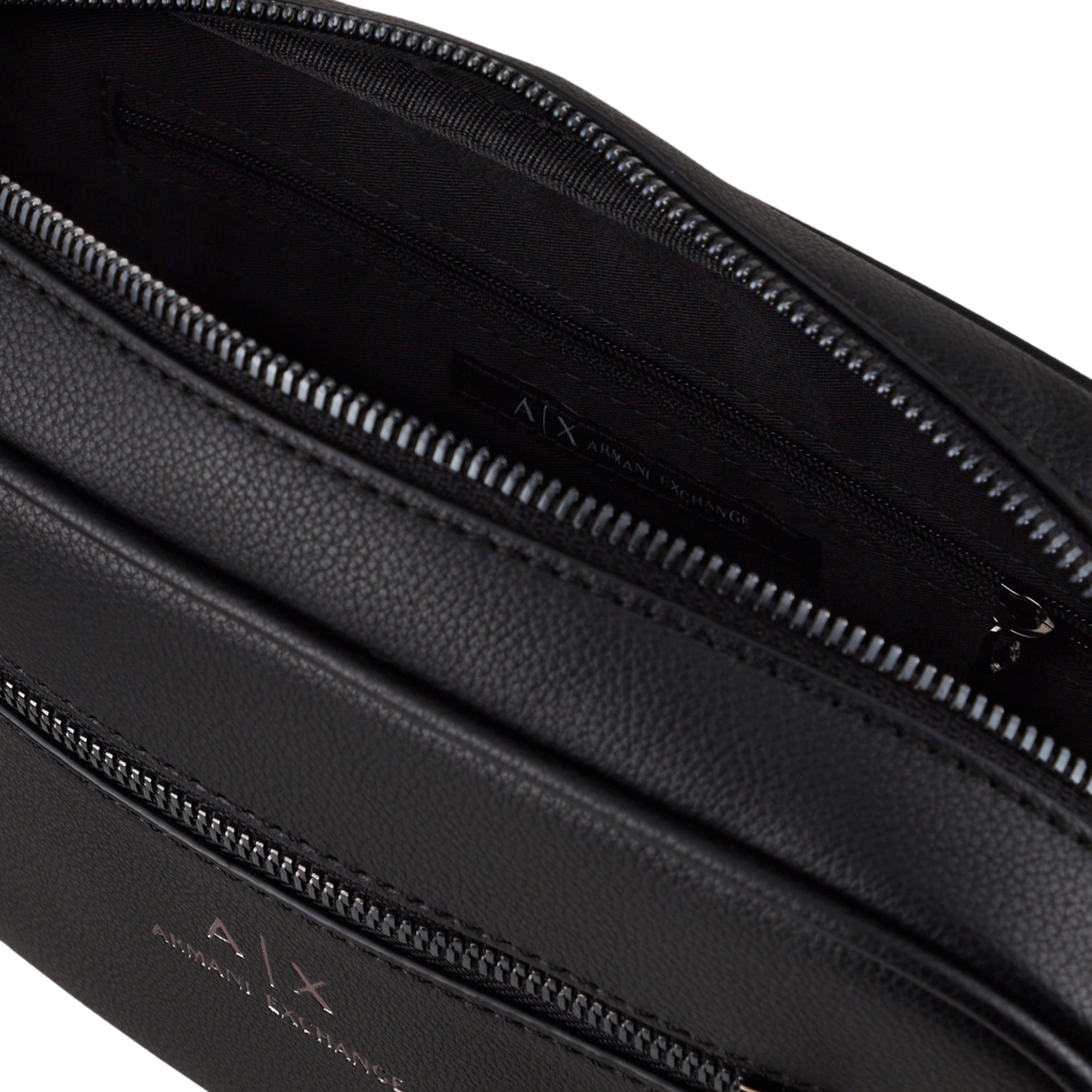 Beauty Case Uomo Armani Exchange con Laccio Laterale Nero