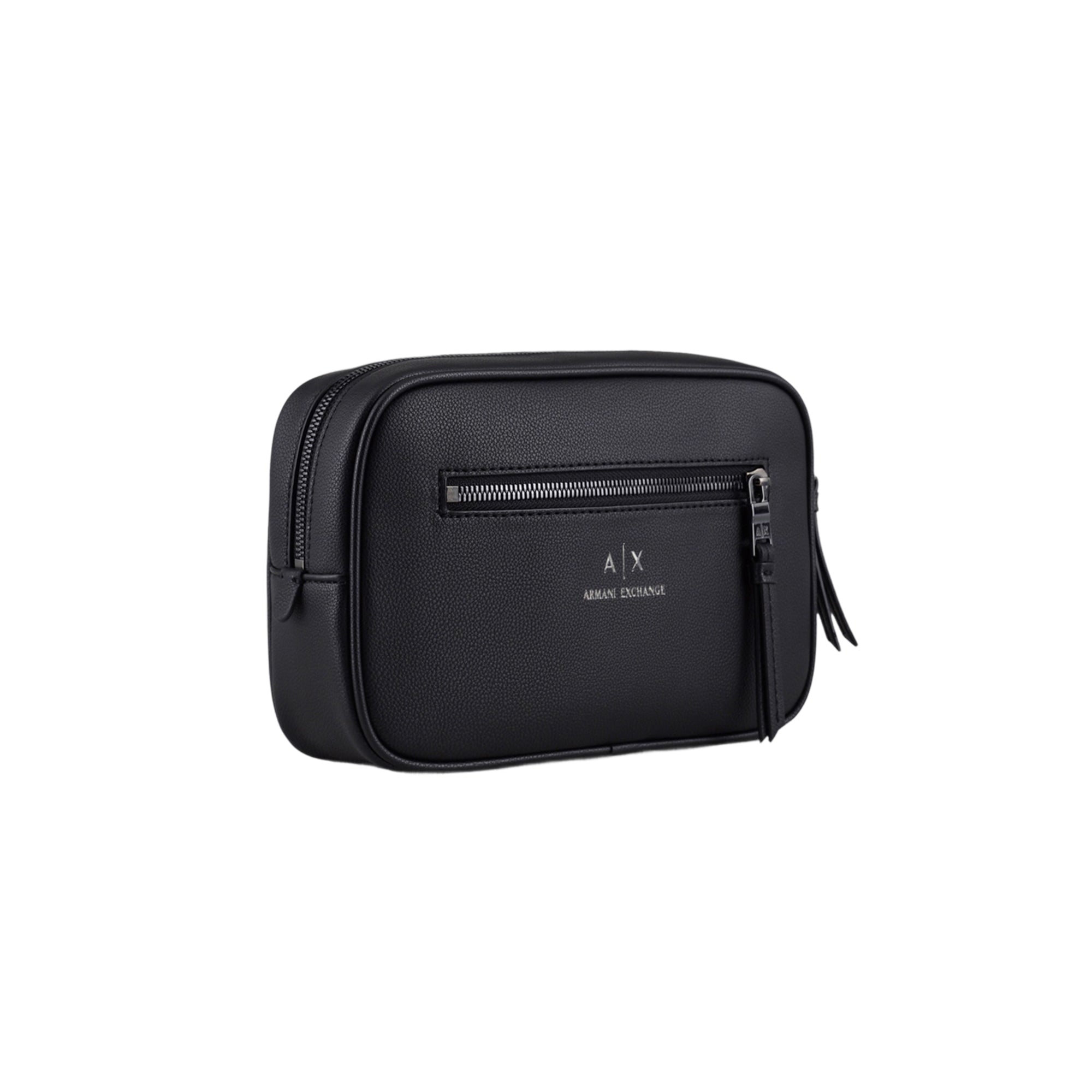 Beauty Case Uomo Armani Exchange con Laccio Laterale Nero