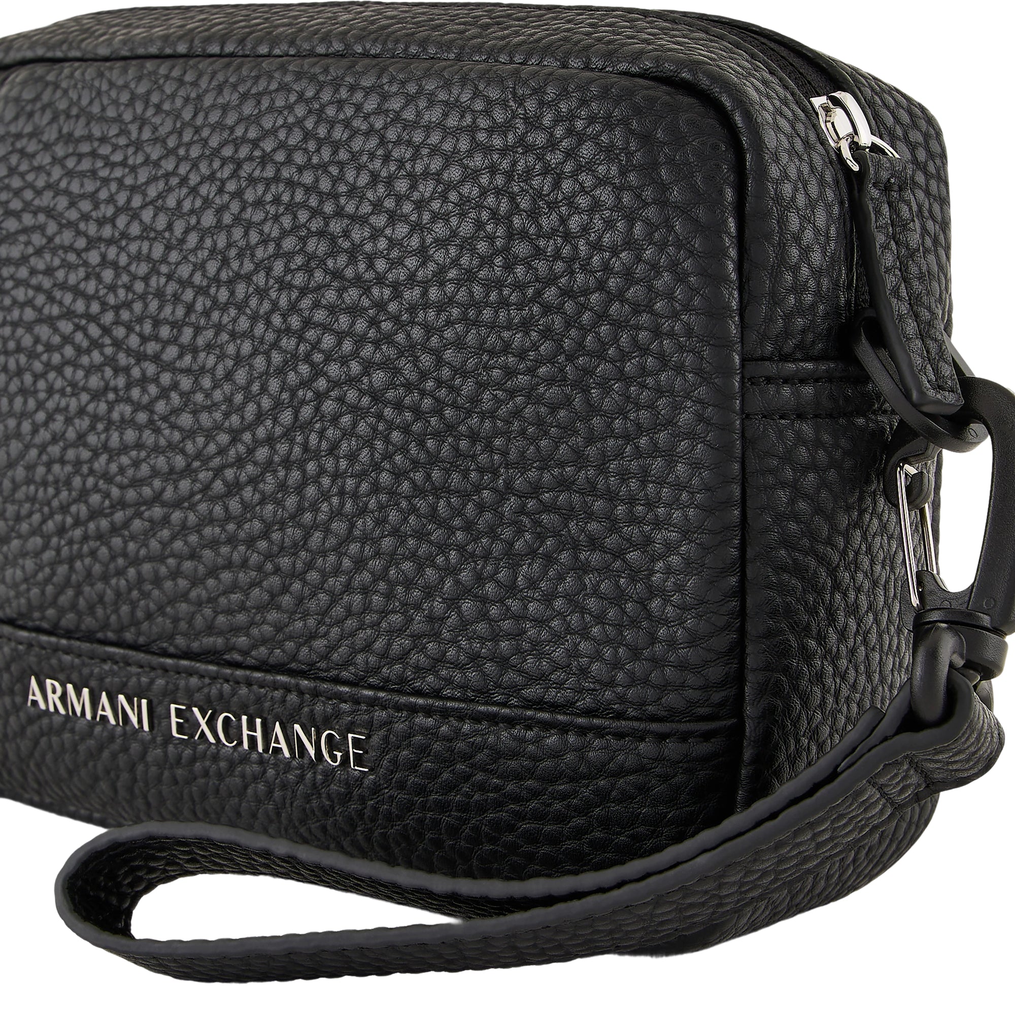 Beauty Case Uomo Armani Exchange con Laccio in Tessuto Riciclato